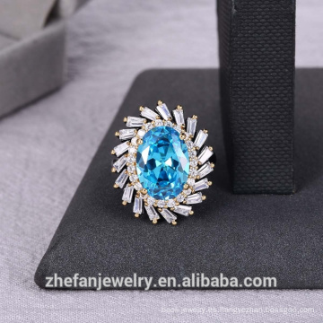 Best seller 2018 último estilo CZ anillo joyas mujeres accesorios